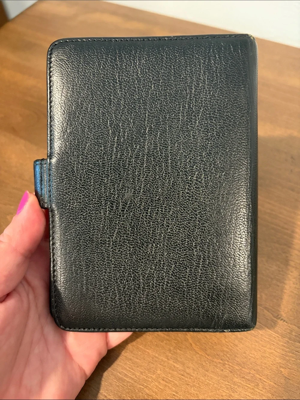 Vintage Chanel Black Leather Agenda/Planned